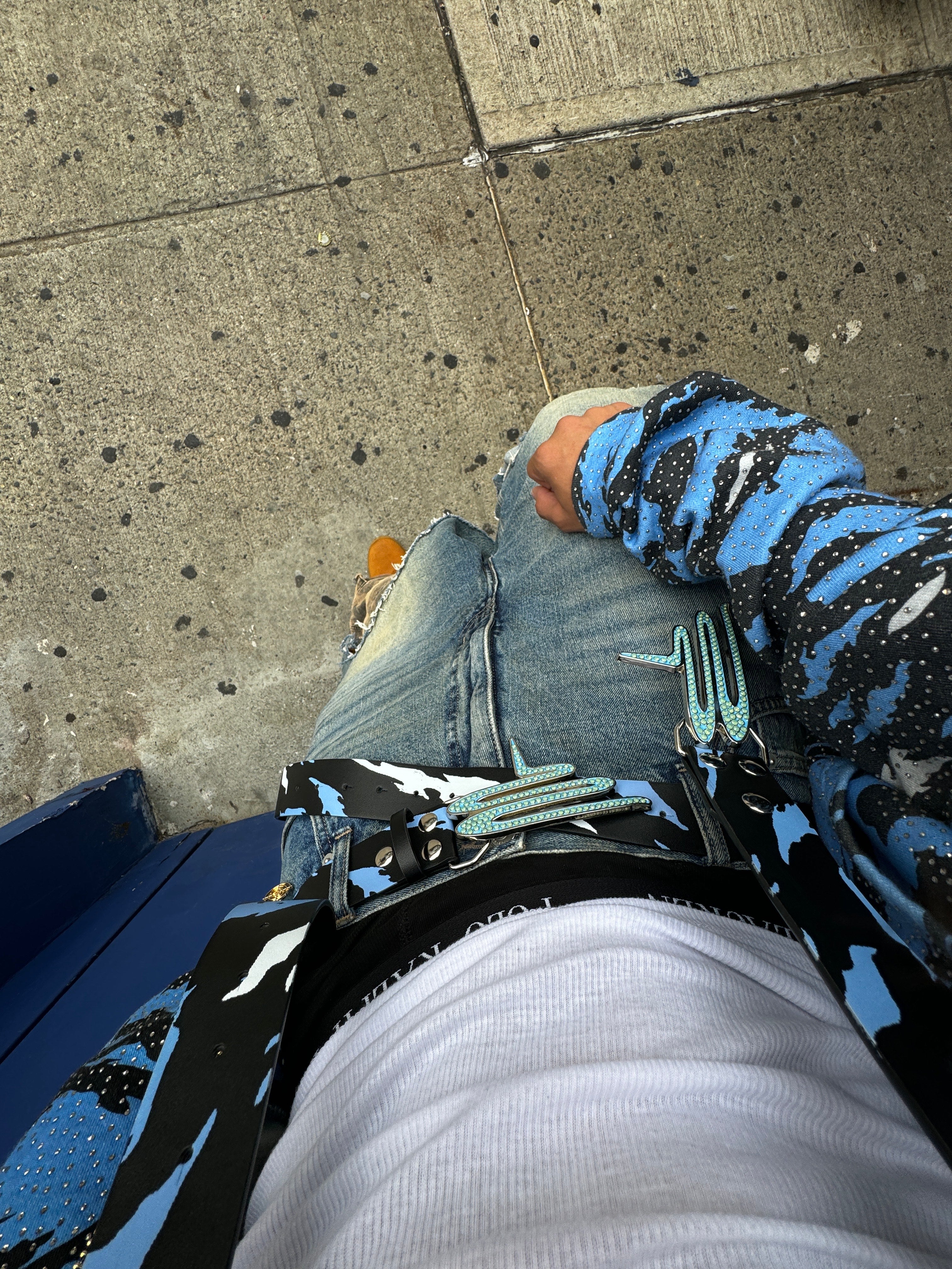 Blue Tiger Camo Belts
