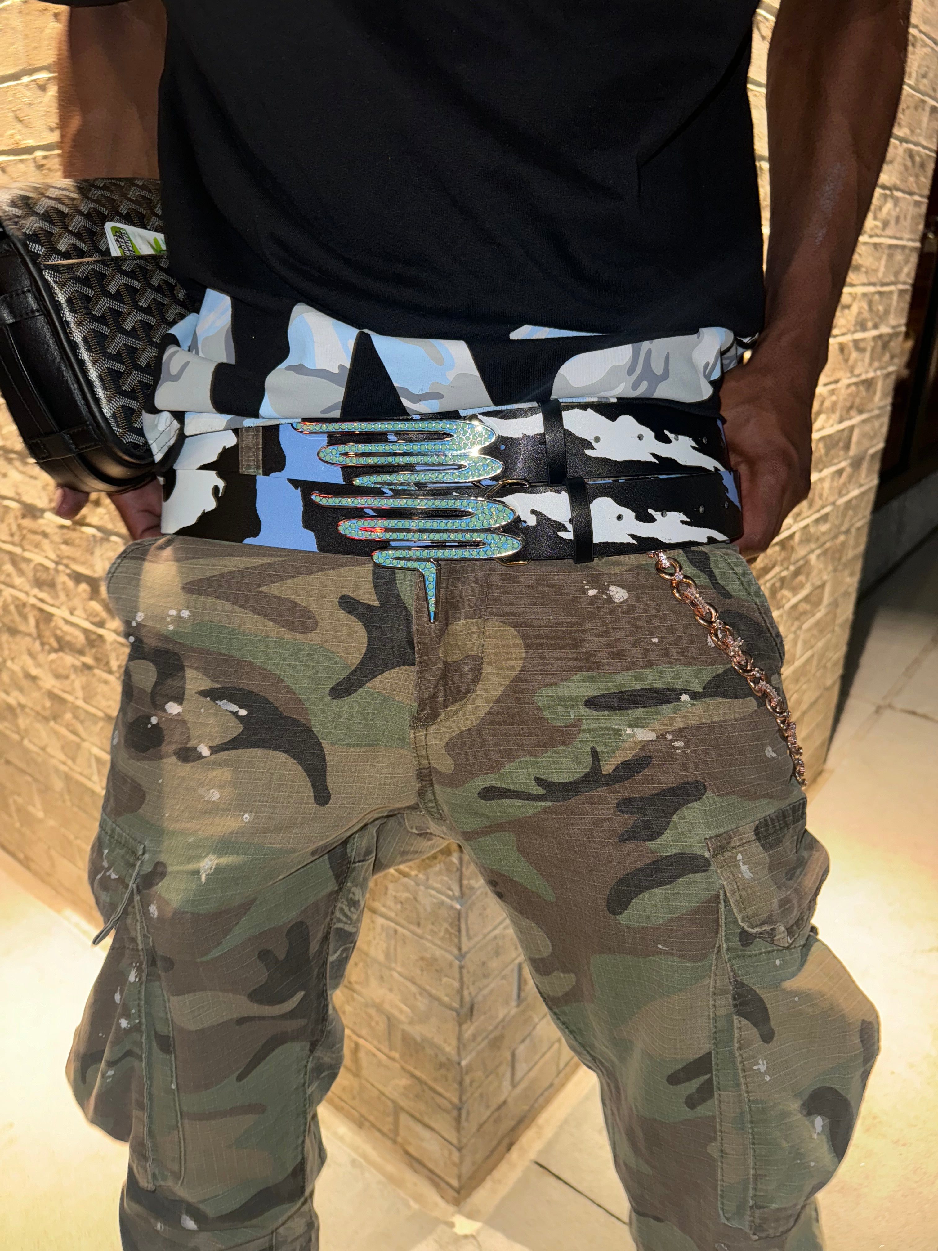 Blue Tiger Camo Belts